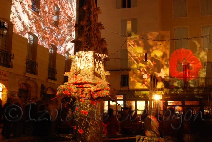 photo du sentier d'images &agrave; Forcalquier