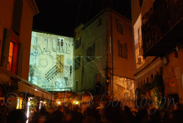 photo du sentier d'images &agrave; Forcalquie