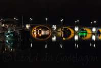 photo de péniche et du pont Neuf, Toulouse