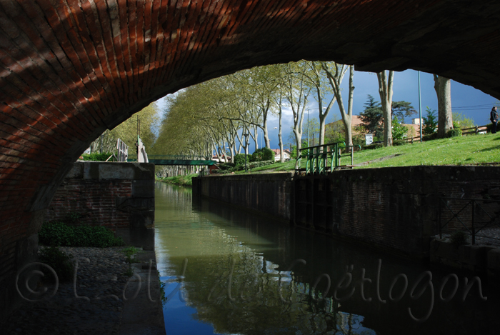 photo du canal de Brienne, Tolouse